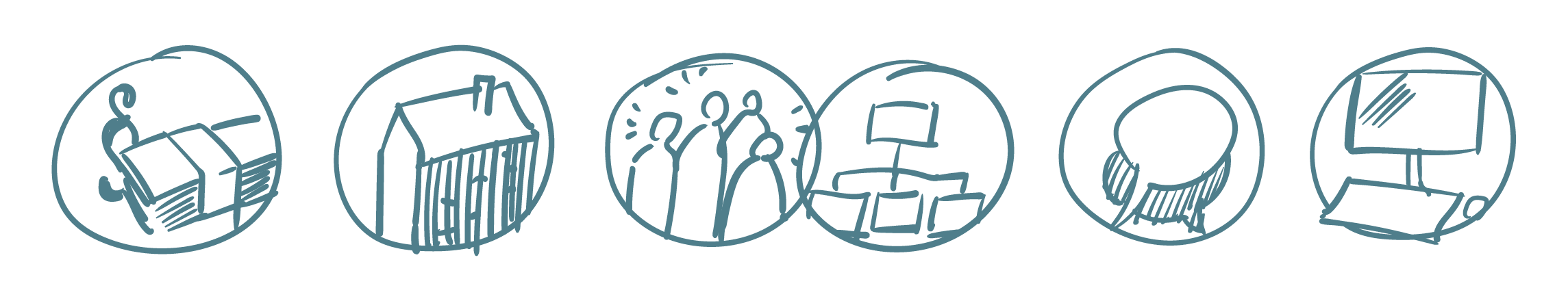 Icons zu Arbeitsgruppen
