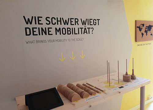 Foto Ausstellung "Wie schwer wiegt deine Mobilität"